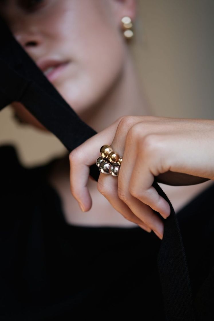 Dot ring Gold