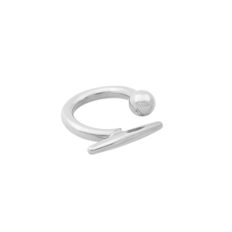 Conflicting Ring silver