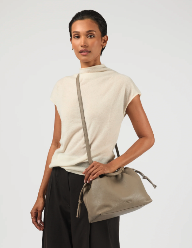 Kiki Mini leather Clay soft grain